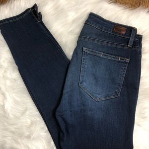 PAIGE denim medium wash ankle crop skinny jeans 29